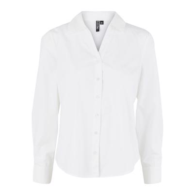 Pieces Pcvida Skjorte Bright White Shop Online Hos Blossom